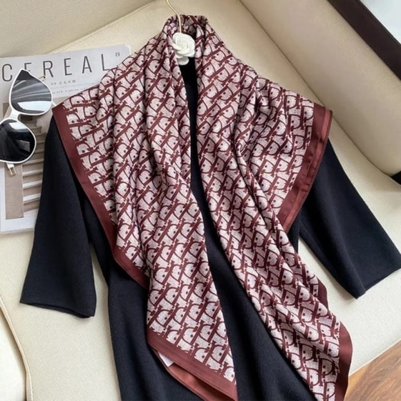 Miss Dolly 90*90cm Square Scarf- Available in 3 colors - Picture 3 of 7